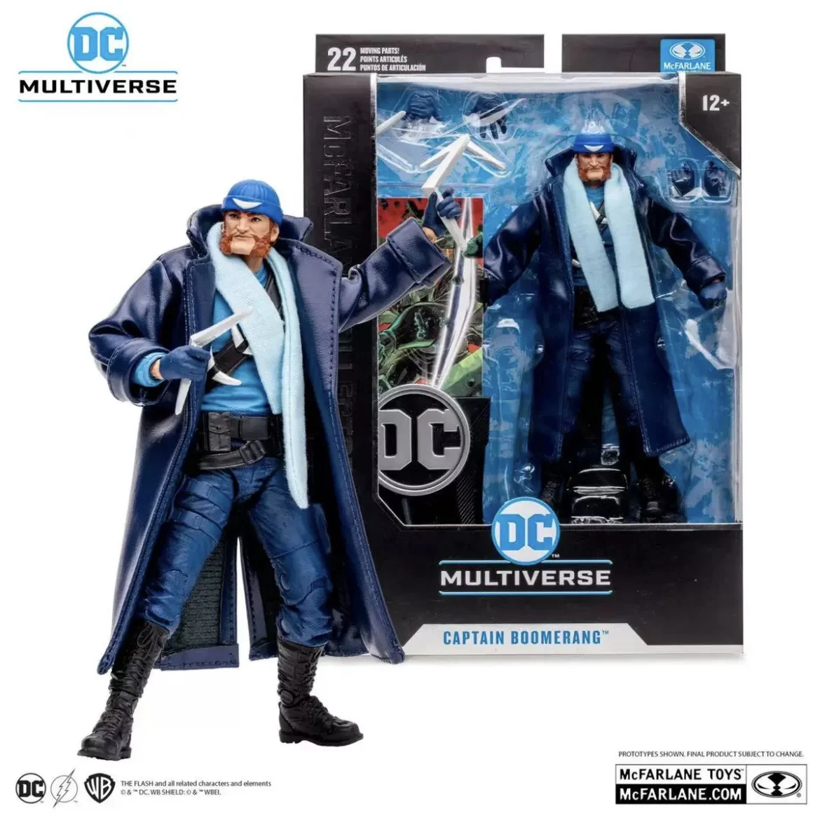 Горячая оригинальная модель Mcfarlane Dc Multiverse Captain Boomerang Flash 7-дюймовая экшн-кукла