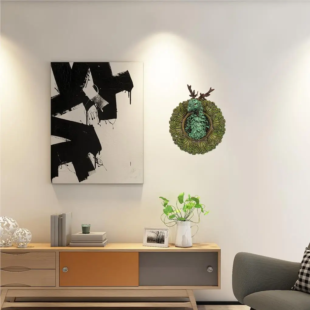 

Decorative Simulation Mirror Dragon Forest Dragon Garden Ornaments Resin Crafts Mirror Plant Dragon Used to Decorate Office Home