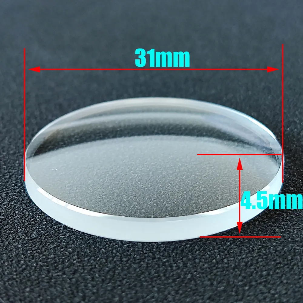 31x4.5x2.8mm Double Dome Sapphire Watch Crystal For Sea Urchin SBDC001 SHOGUN SBDC007 SBDC029 SKZ209K1 SKZ207J1 SKZ207K1