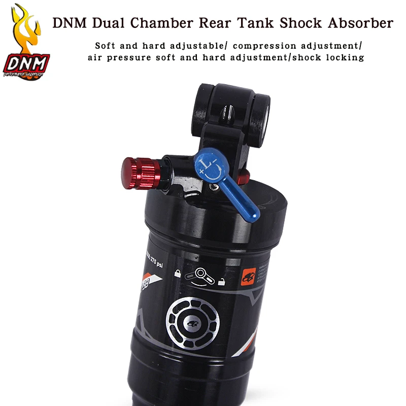 DNM-горный велосипед воздушный Задний амортизатор MTB ручное управление для