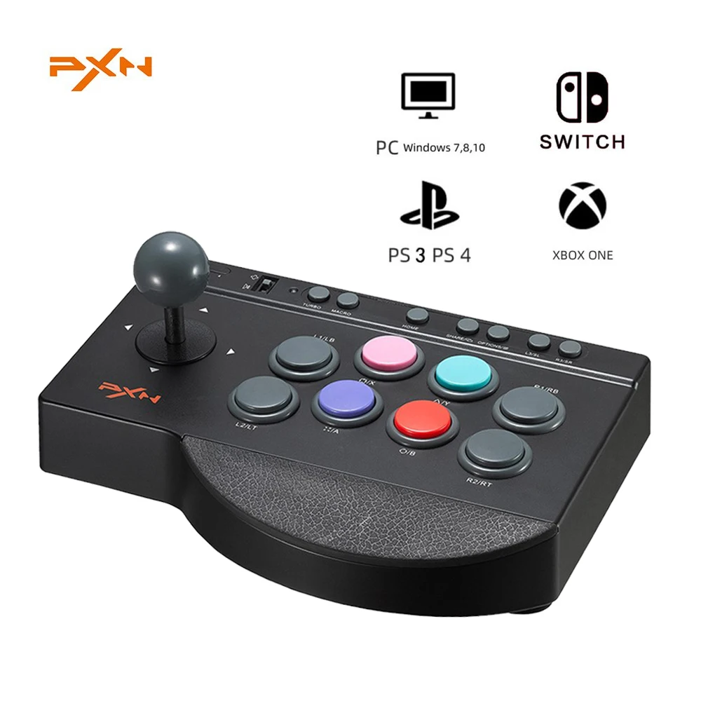 Street Fighter Joystick Controller for PC PS4/PS3/Xbox One/Switch/Android TV Arcade Fighting Game Fight Stick PXN 0082 USB
