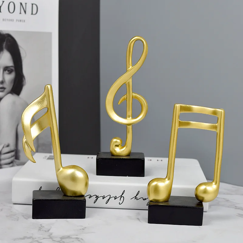 

Home Living Room Decor Desk Small Furnishings Modern Bookshelf Musical Note Statue TV Cabinet Wine Cabinet Decoration Creative