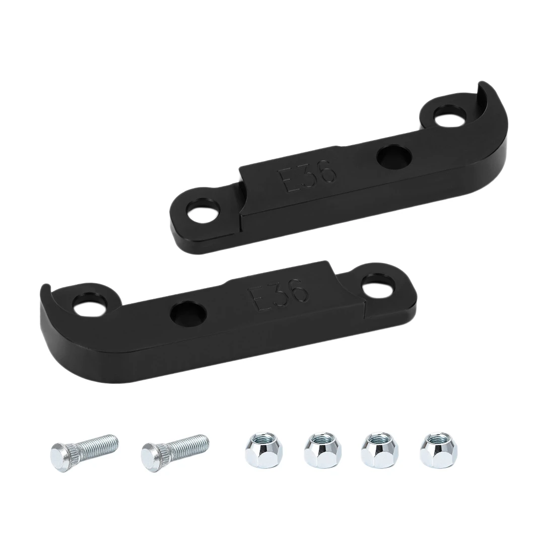 

2Pc Car Adapter Increasing Turn Angle About 25%-30% Drift Lock Kit for-BMW E36 E60 E90 E70 Increase the Corner Black