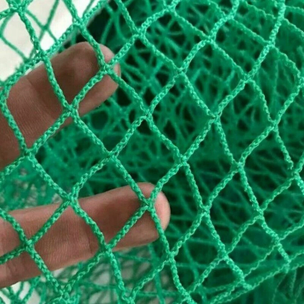 

1PC 3x3m Practical Banister Guard Safety Stairs Rail Net Balcony Course Guard Mesh for Protection Children Golfers (Green)