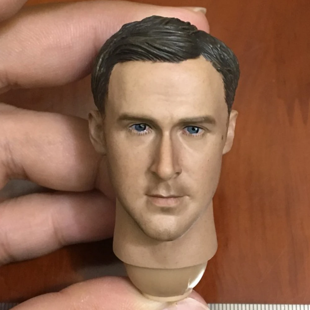 

1/6 солдат SH04 BBK004 Райан Гослинг голова скульптурная модель для 12 дюймов экшн-Фигурки игрушки для тела