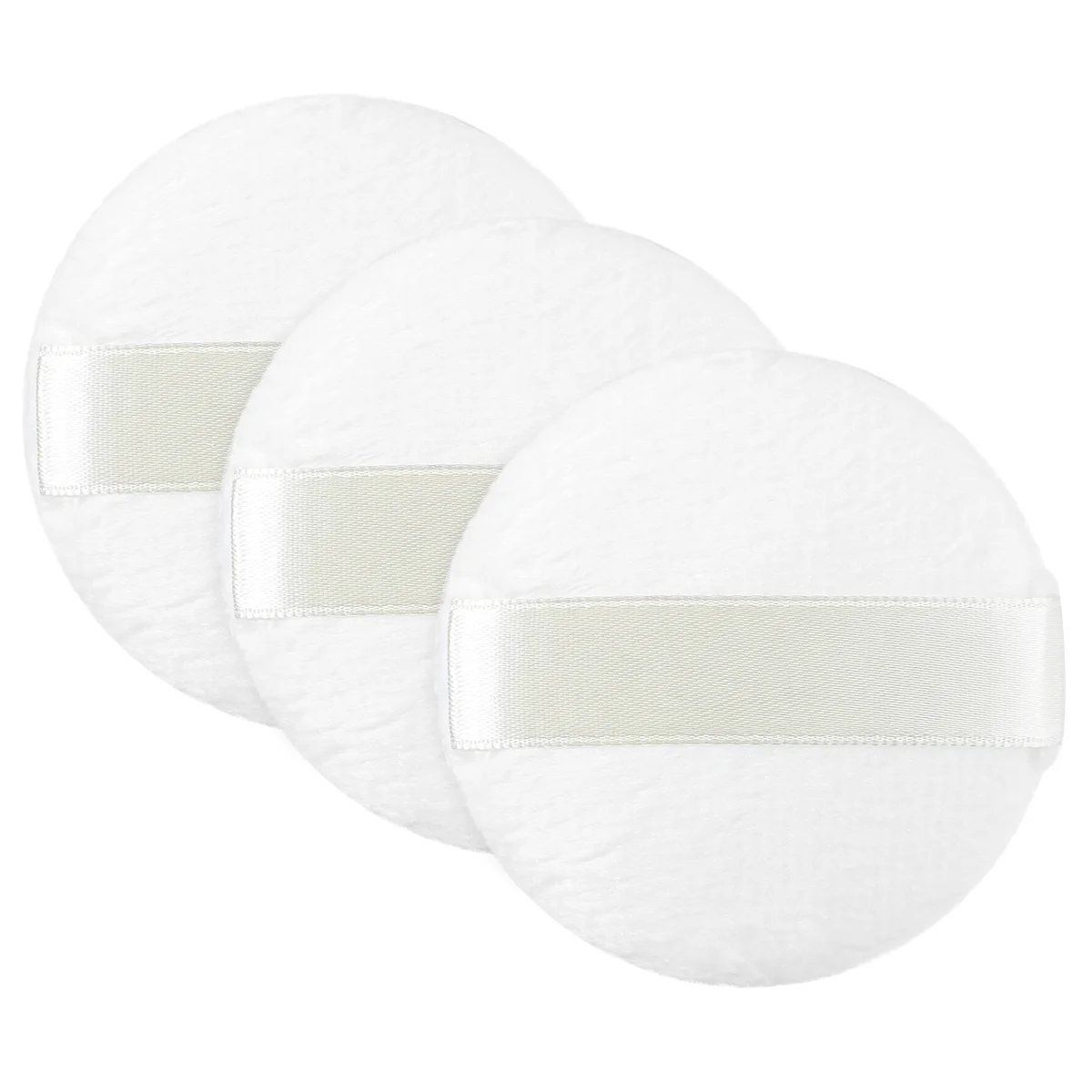 

Lurrose 3 Pcs Ultra Short Plush Fluffy Powder Puff Comfortable Toddler Body Dusting Powder Puffs