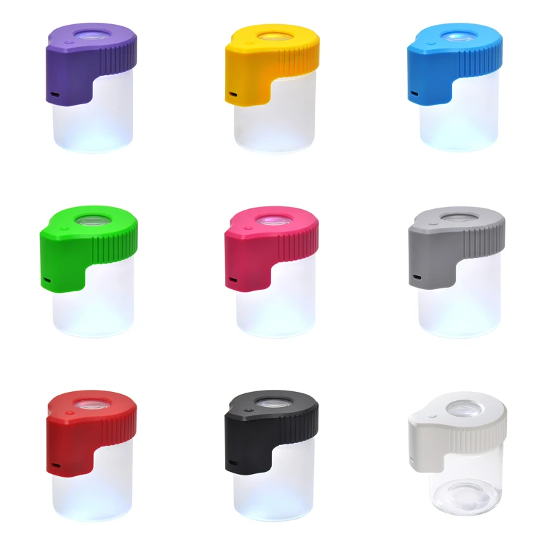 

Luminous Storage Tank Storage Tobacco Tea Seasoning Moisture-Proof Led Cool Storage Box