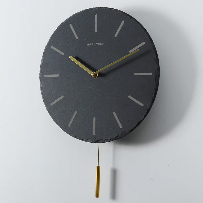Reloj de pared de péndulo moderno para sala de estar, reloj de...