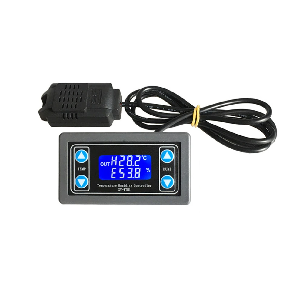 XY-WTH1 10A Thermostat Digital Temperature Humidity Controller DC 6V-30V Thermal Regulator Thermocouple LCD Display SHT20 Sensor |