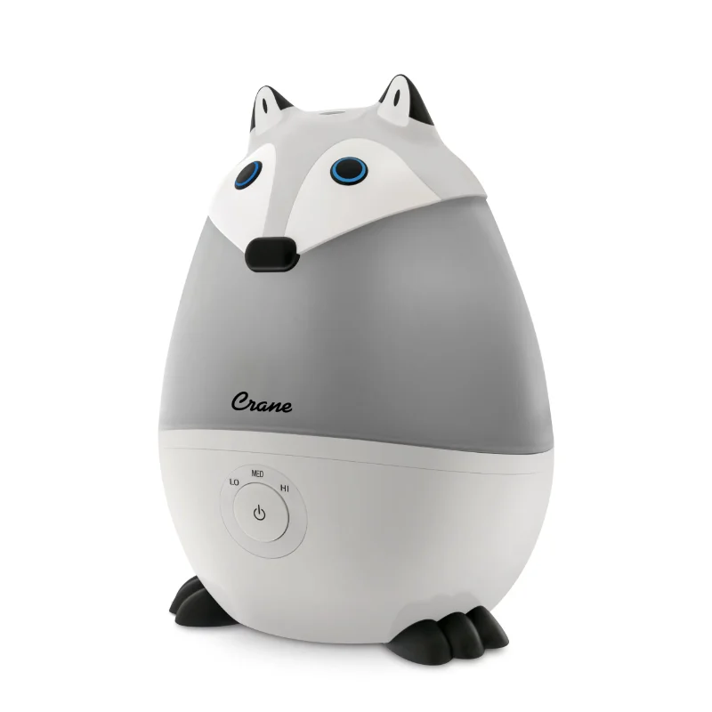 Mini Adorable Ultrasonic Cool Mist Humidifier, 0.5 Gallon, 15 Hr Run Time, Optional Vapor Tray, 250 Sq. ft. , Fox