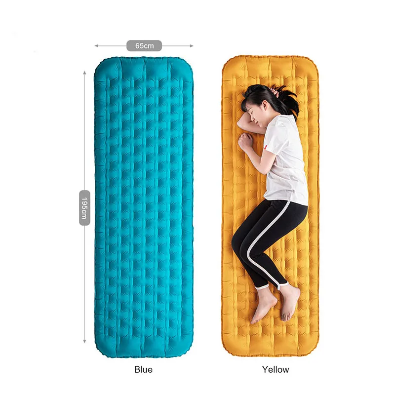 

Naturehike 3D Side Wall Inflatable Sleeping Pad Nylon TPU Lightweight Portable Waterproof Camping Mattress NH20FCD02