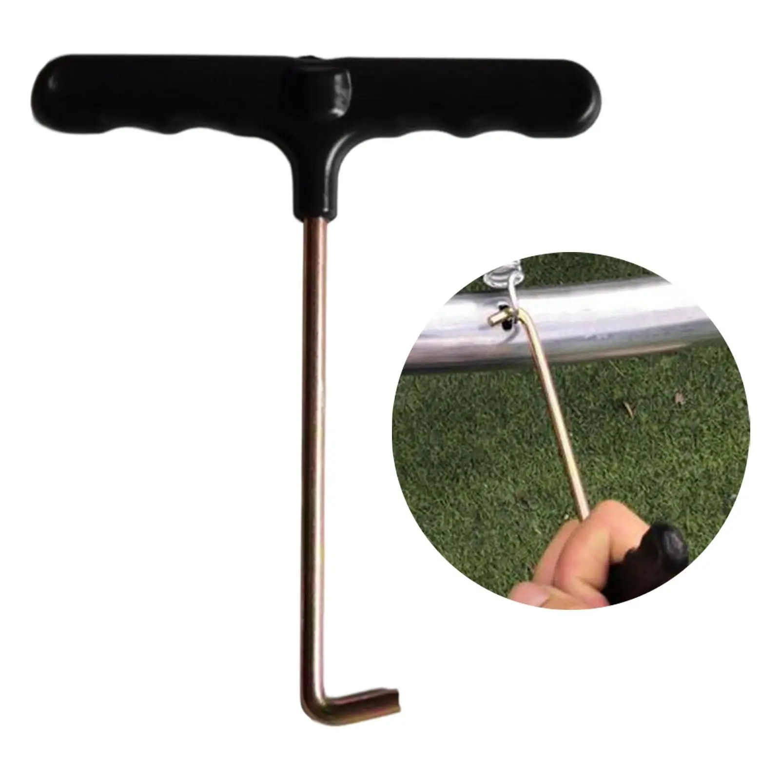 Съемник батута Инструмент для снятия пружины Встановіть прочный ручной