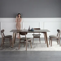 loveseat sofa solid wood slate dining table modern minimalist %d1%83%d0%b3%d0%bb%d0%be%d0%b2%d0%be%d0%b9 %d0%b4%d0%b8%d0%b2%d0%b0%d0%bd gray wood dining chair combination