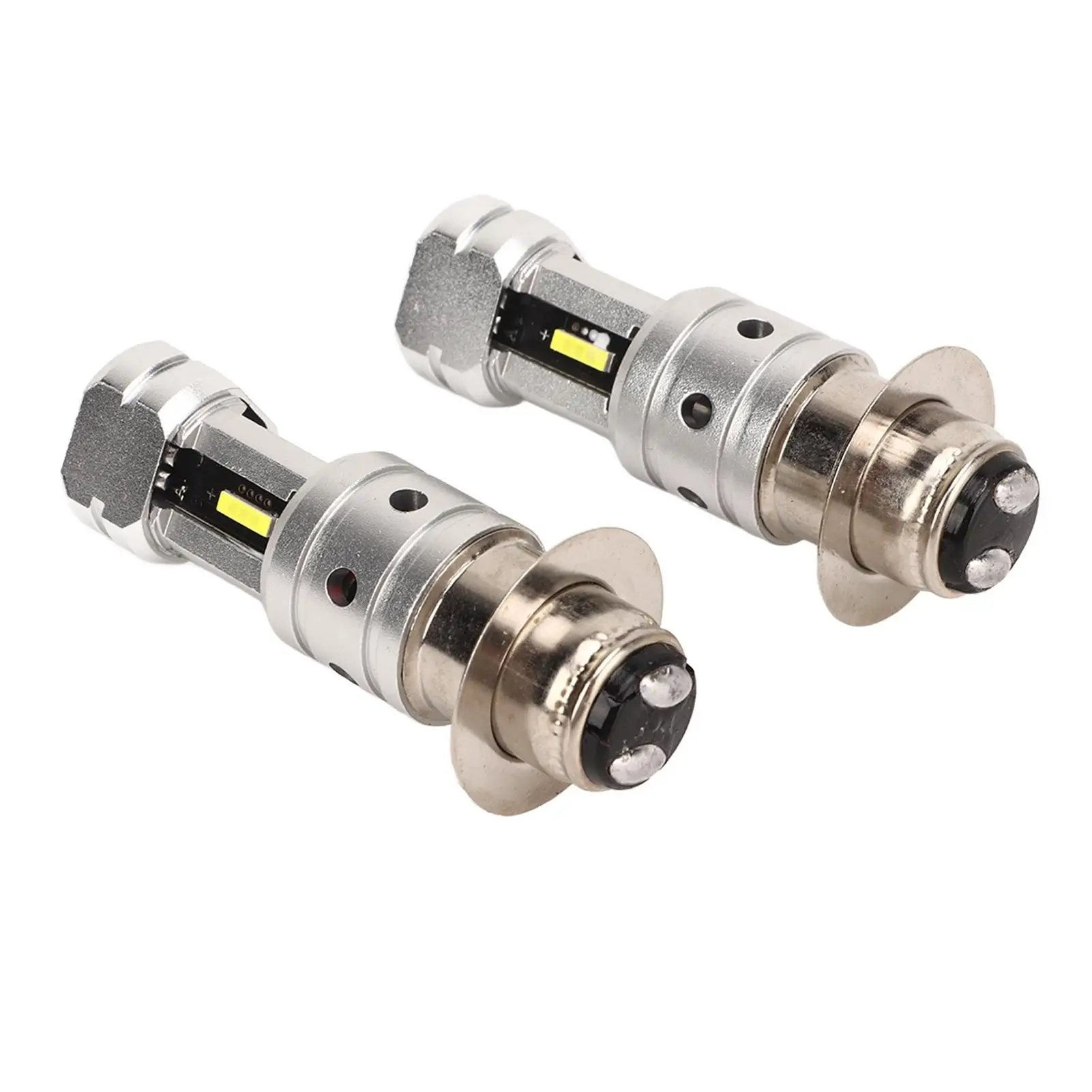 100 Вт H6 H6M P15D Светодиодная лампа для фар — суперяркая двойная оптическая линза