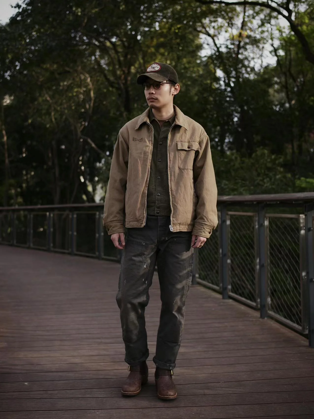 VISVIM FIL 24SS RODNEY рабочая куртка осенне-зимнее хлопковое пальто