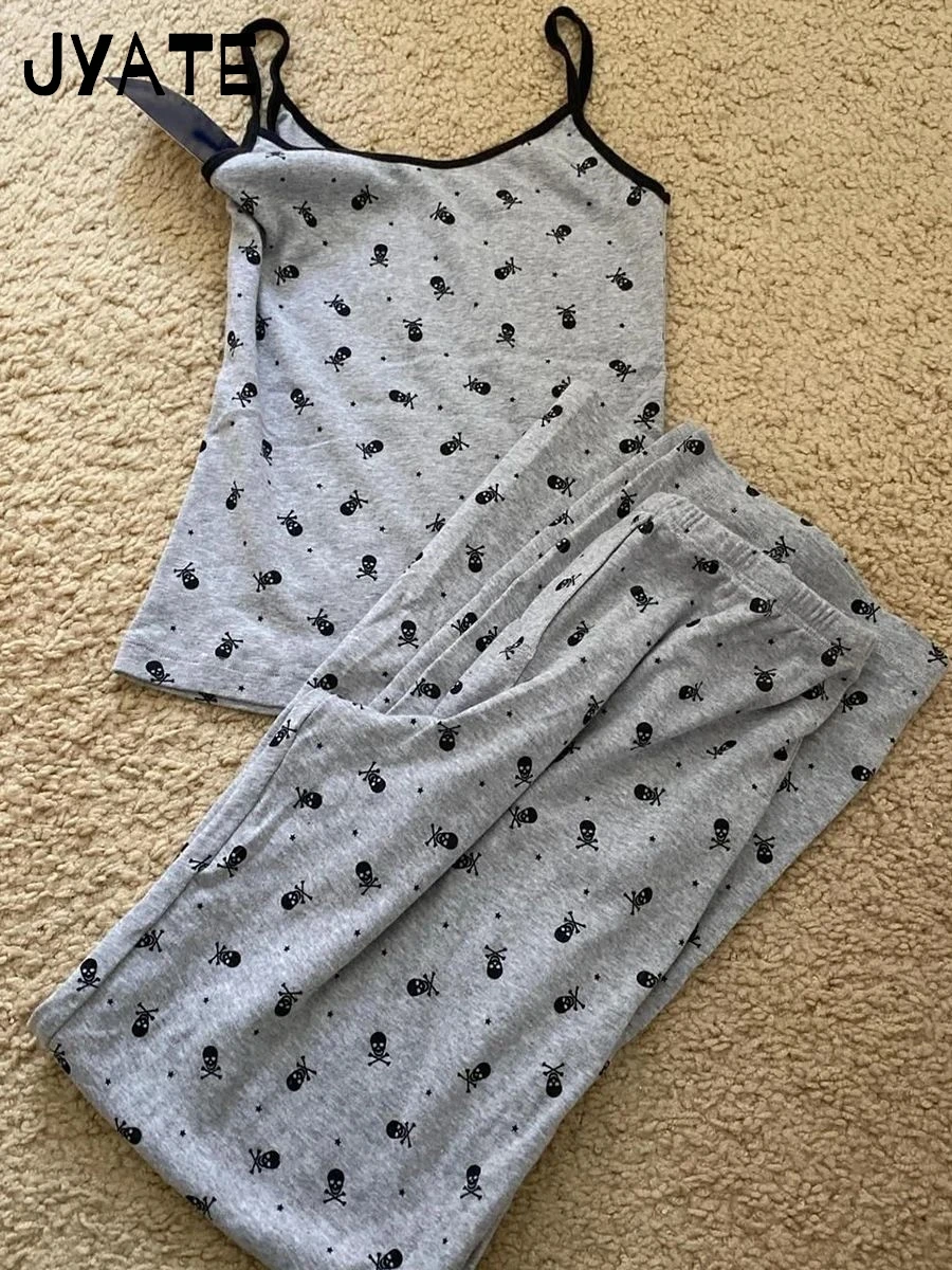 Женский хлопковый комплект из двух предметов мягкие повседневные уютные