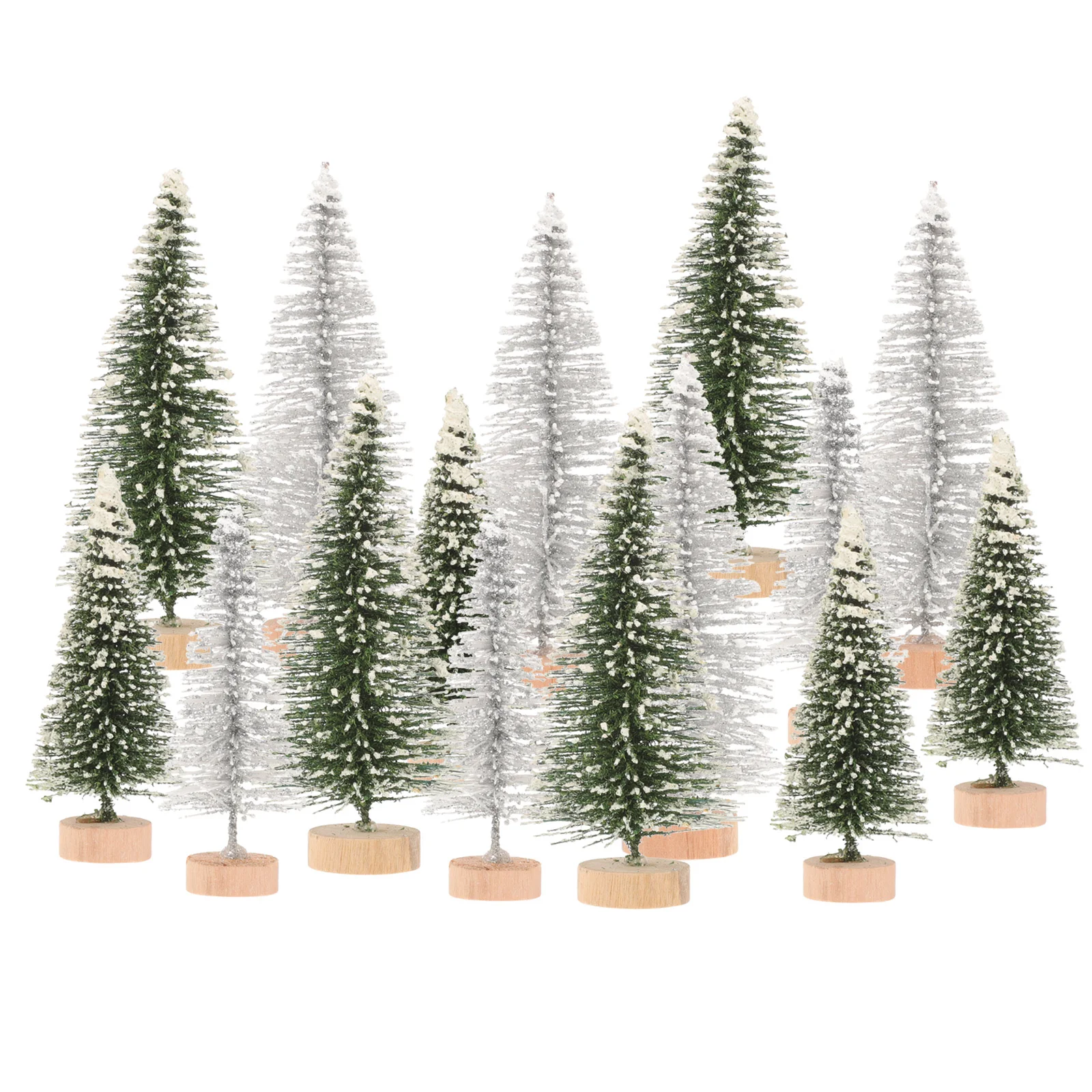 

16pcs Miniature Scene Trees Landscape Trees Decoration Sand Table Tree Ornaments