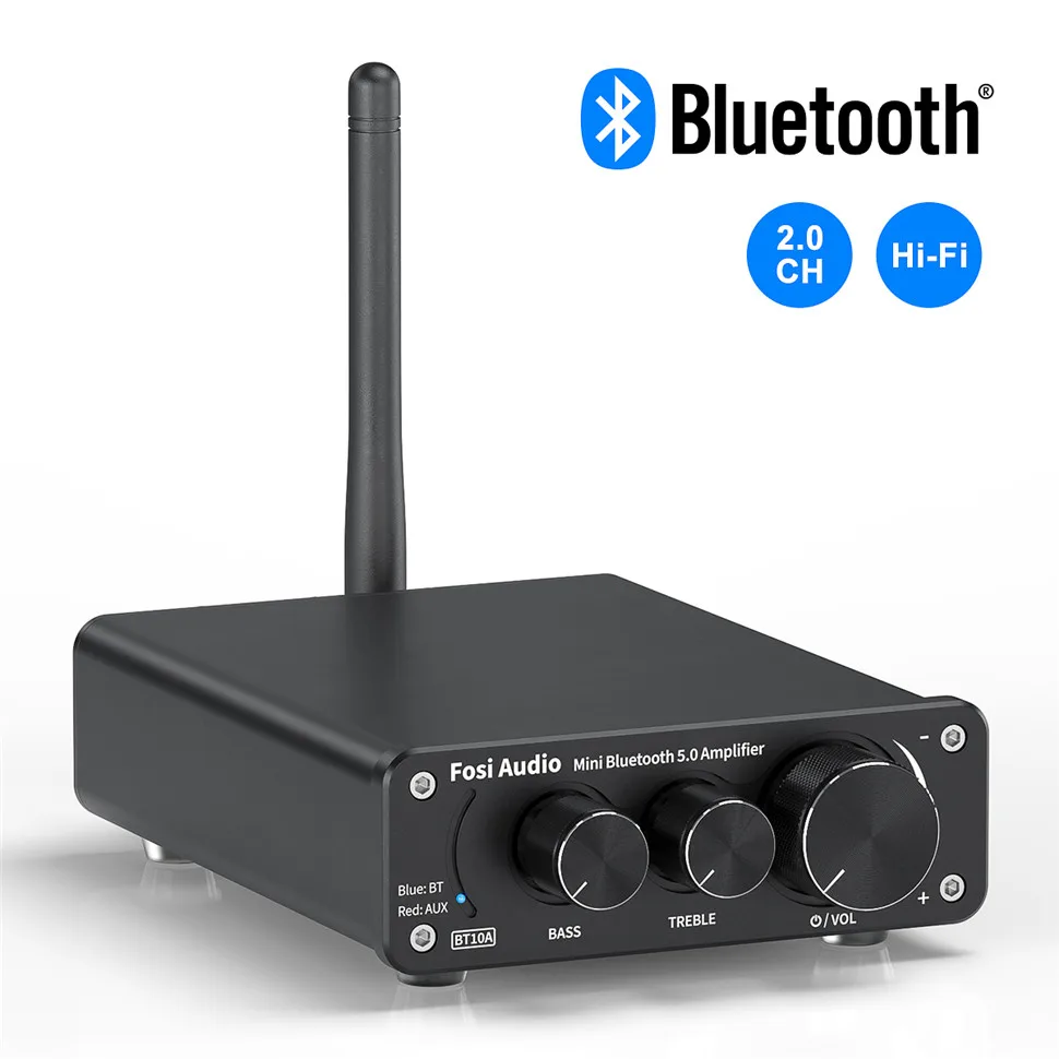 Усилитель звука Bluetooth 2-канальный стерео звуковой мощности TPA3116D2 Mini HiFi Цифровой