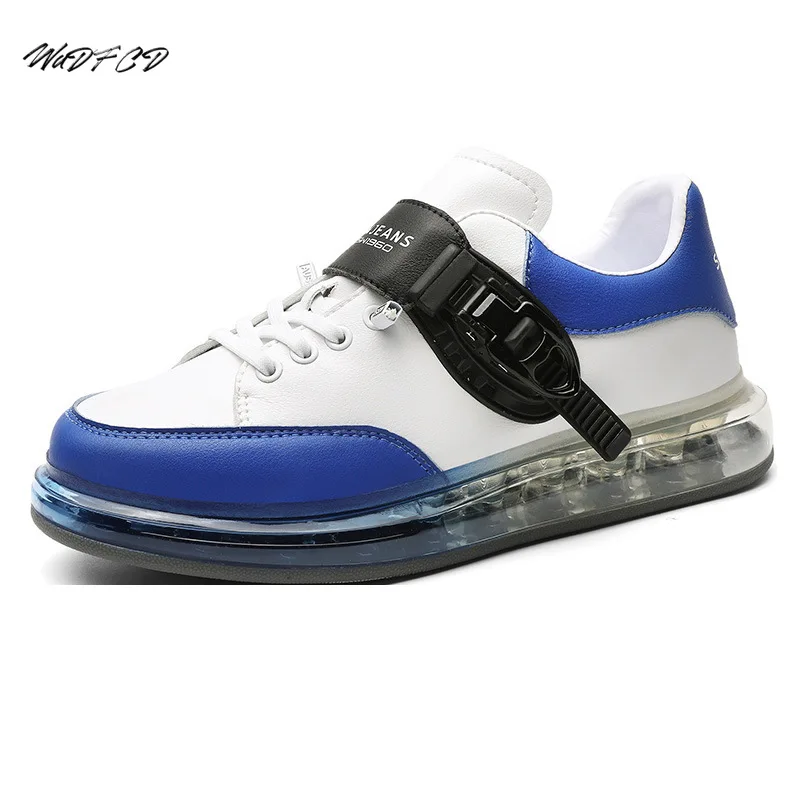 

Mens Womens Running Sneakers Fashion Mesh Breathable Air Cushion Sole Platform Shoes Street Trend Cool Couple Casual Board Shoes