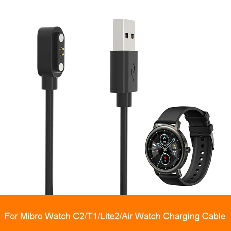 

Зарядное устройство адаптер питания подходит для MIBRO Watch T1/Lite2/Air зарядка-подставка с кабелем док-станция Держатель для умных часов M76A