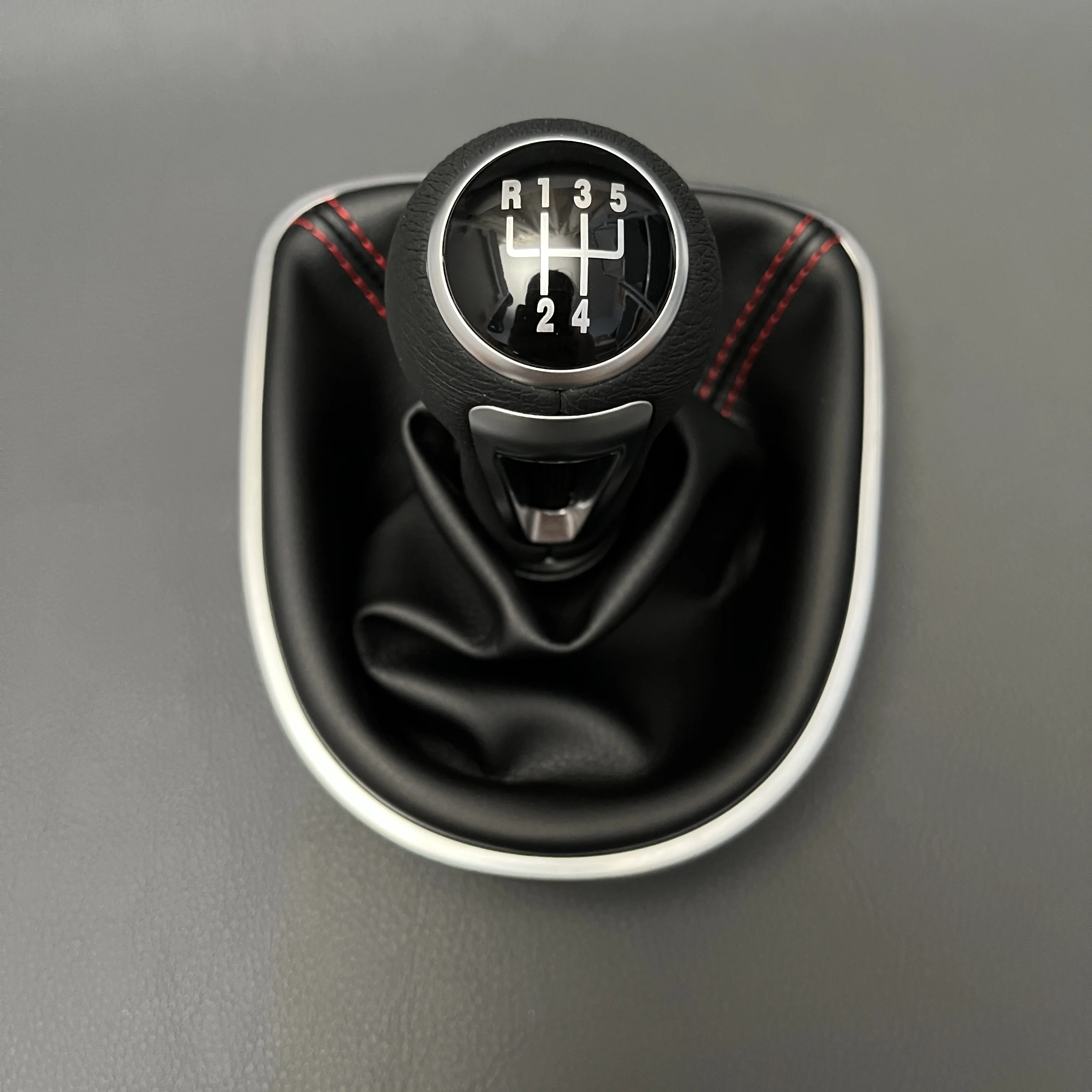 

Для Seat Leon II Toledo III Altea XL 2005-2012 Автомобильная 5 6-скоростная ручка переключения передач с чехлом из искусственной кожи, рычаг переключения передач