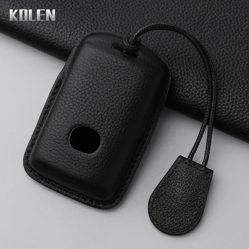 Кожаный чехол для автомобильного ключа