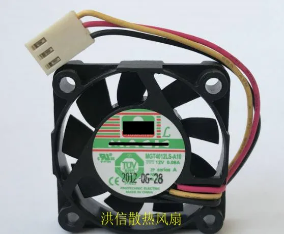 Новый оригинальный телефон, 12 В постоянного тока, 4010 A, дюйма, 4 см, 40 мм, 40x40x10 мм, 3-контактный охлаждающий вентилятор