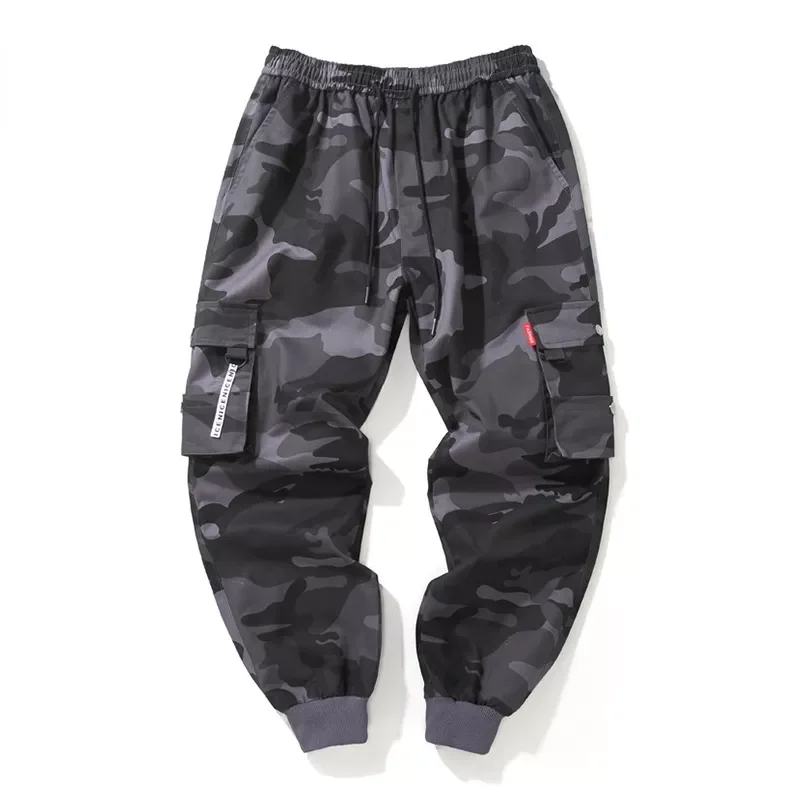 

Male Hip Hop Skateboard Jogger Trousers Fashion Casual Beam Feet Harem Pant Men Mens Joggers Pants Camouflage Cargo Pants