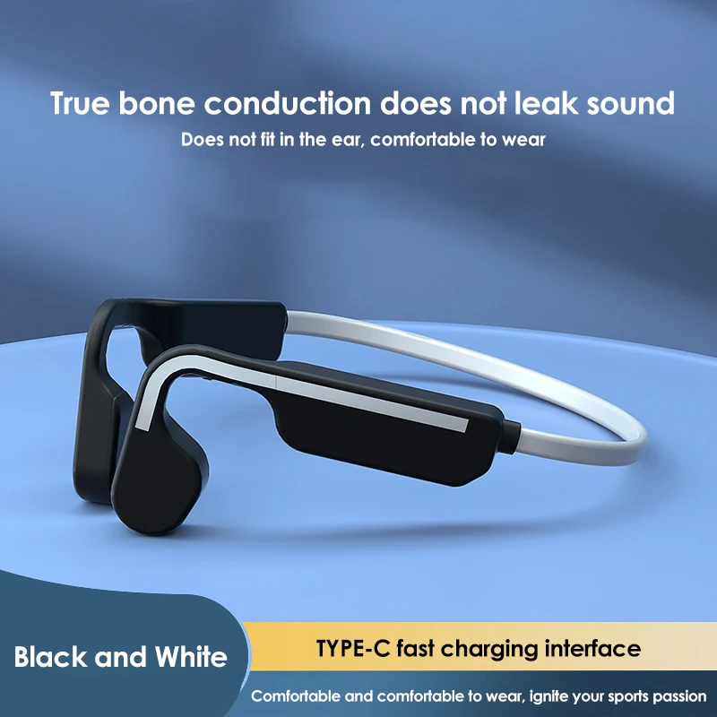

Waterproof Bone Conduction Earphones Built-in 16G Memory Bluetooth-compatible 5.0 Noise Reduction Wireless Sport Headphone IPX6