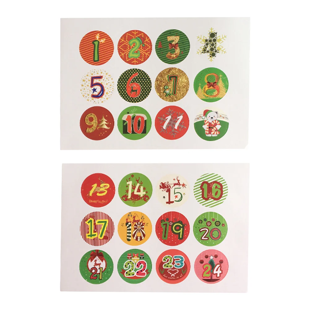 

Christmas Gift Sticker Stickers Sealing Decal Letter Decals Cartoon Wraping Account Hand Set Envelop Wrapsealfavors