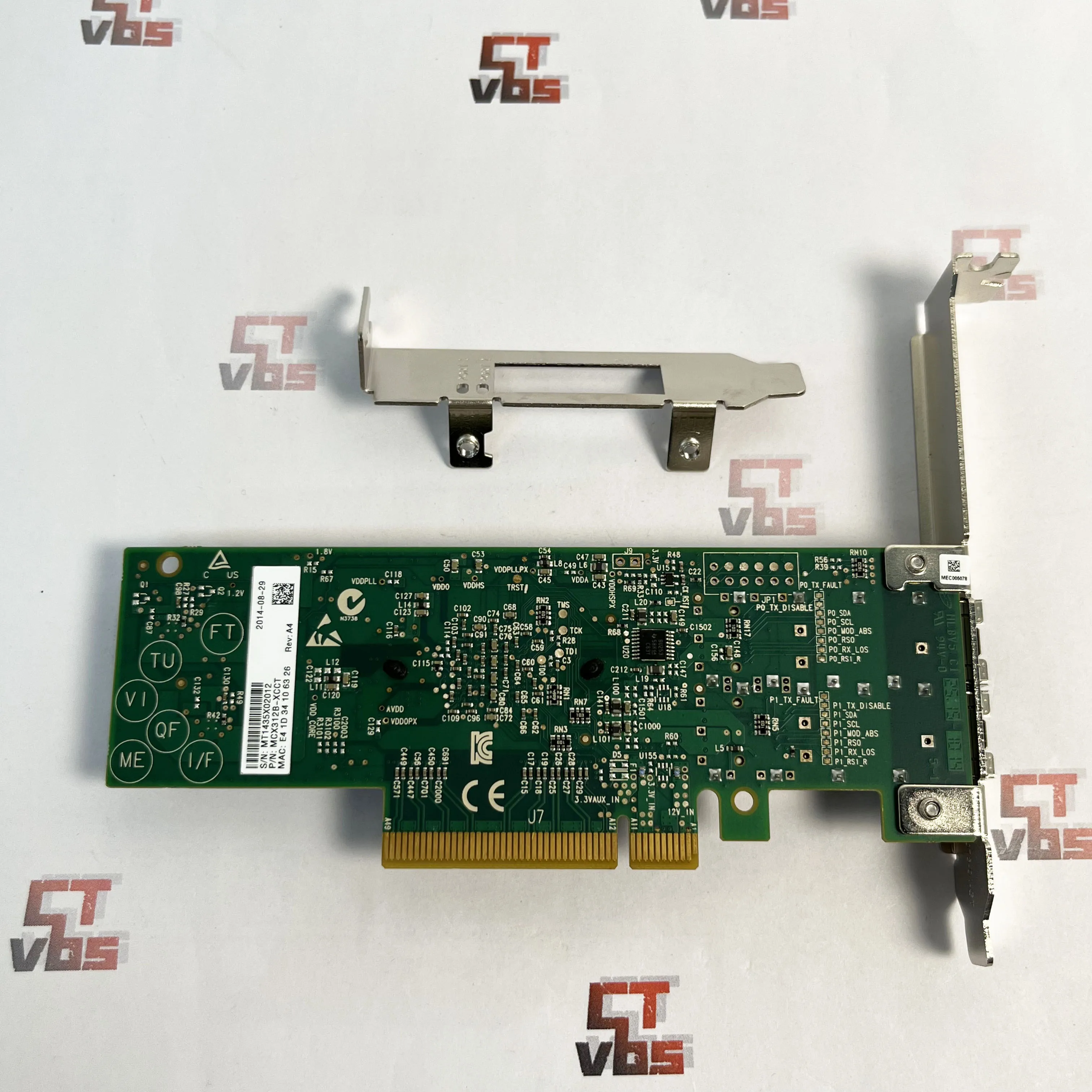Mellanox ConnectX-3 CX312B 10Gbe CX312B-XCCT Pro SFP+ Dual Port Ethernet Adapter