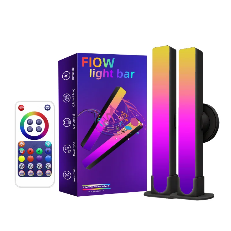 

Multi-Function Ambient Table Lamp RGB Full Color Light Music Voice-activated Rhythm LightMagic Color RGB Strip Night Light