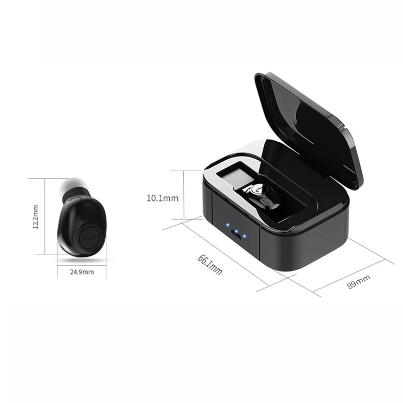 Беспроводные Bluetooth V5.0 + EDR наушники спортивные портативные беспроводные 5 0