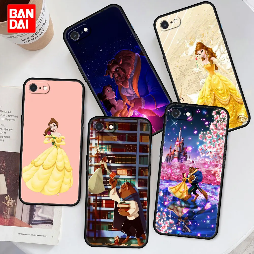 

Cover Case for iPhone 6 6S 7 8 SE 2020 X XS XR Plus Max Soft Capa Armor Funda Cell Fashion Luxury Disney Belle Princess