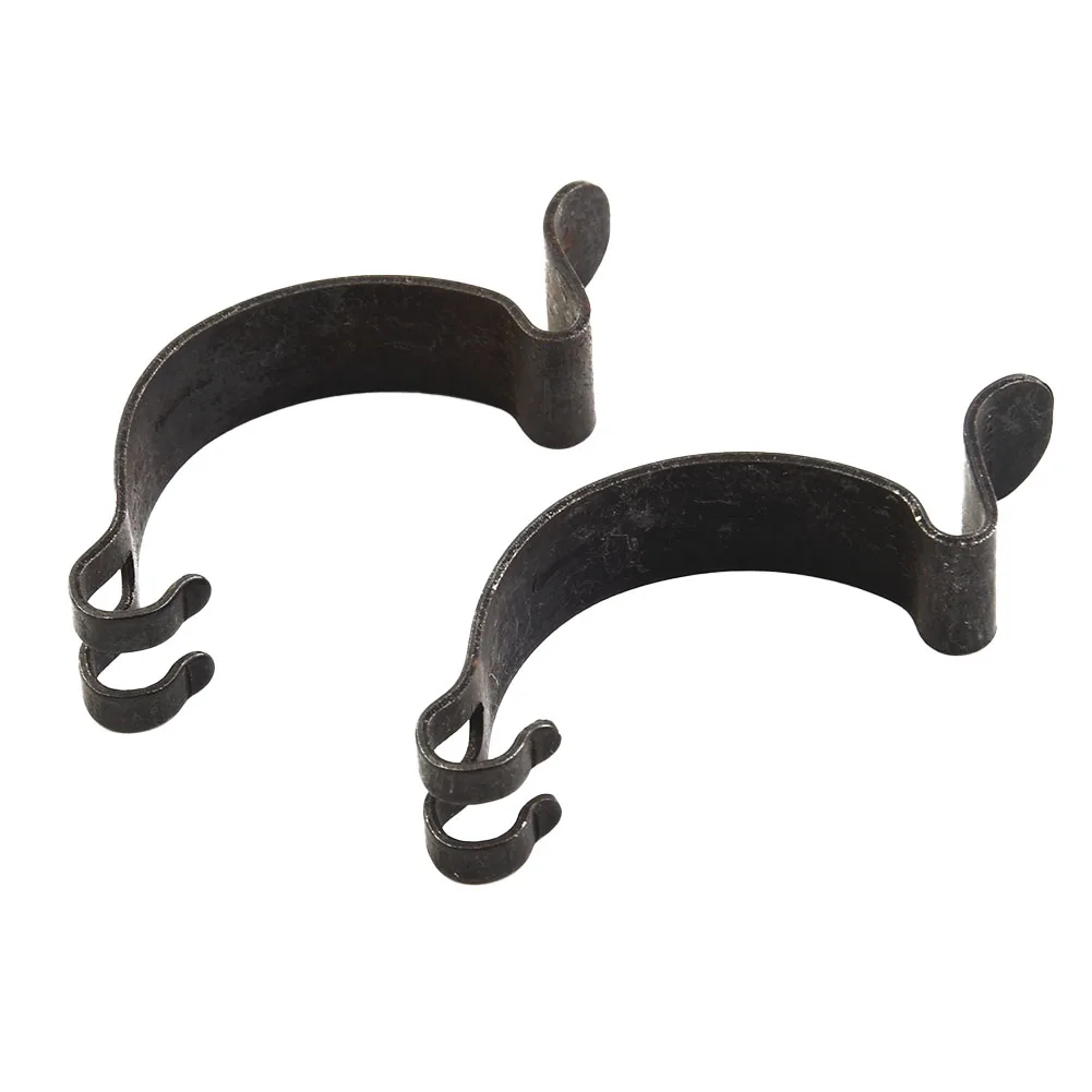 

2pcs Car Air Filter Housing Box Spring Clip Clamp For Toyota Metal Black Shell Clips Automobiles Accessories Replacement