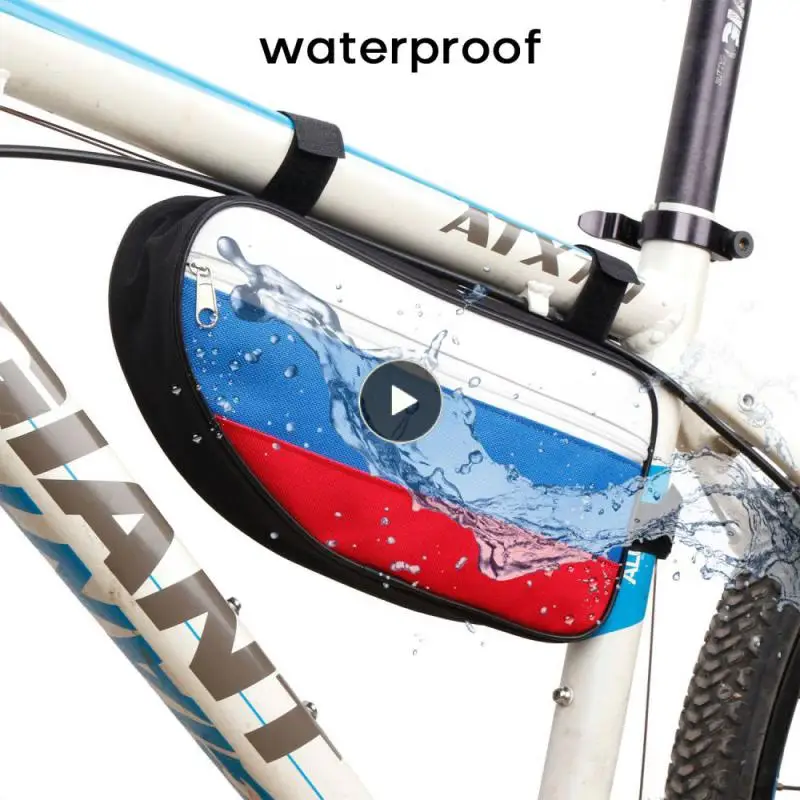 

Сумка велосипедная треугольная из материалов, водонепроницаемая, 2021