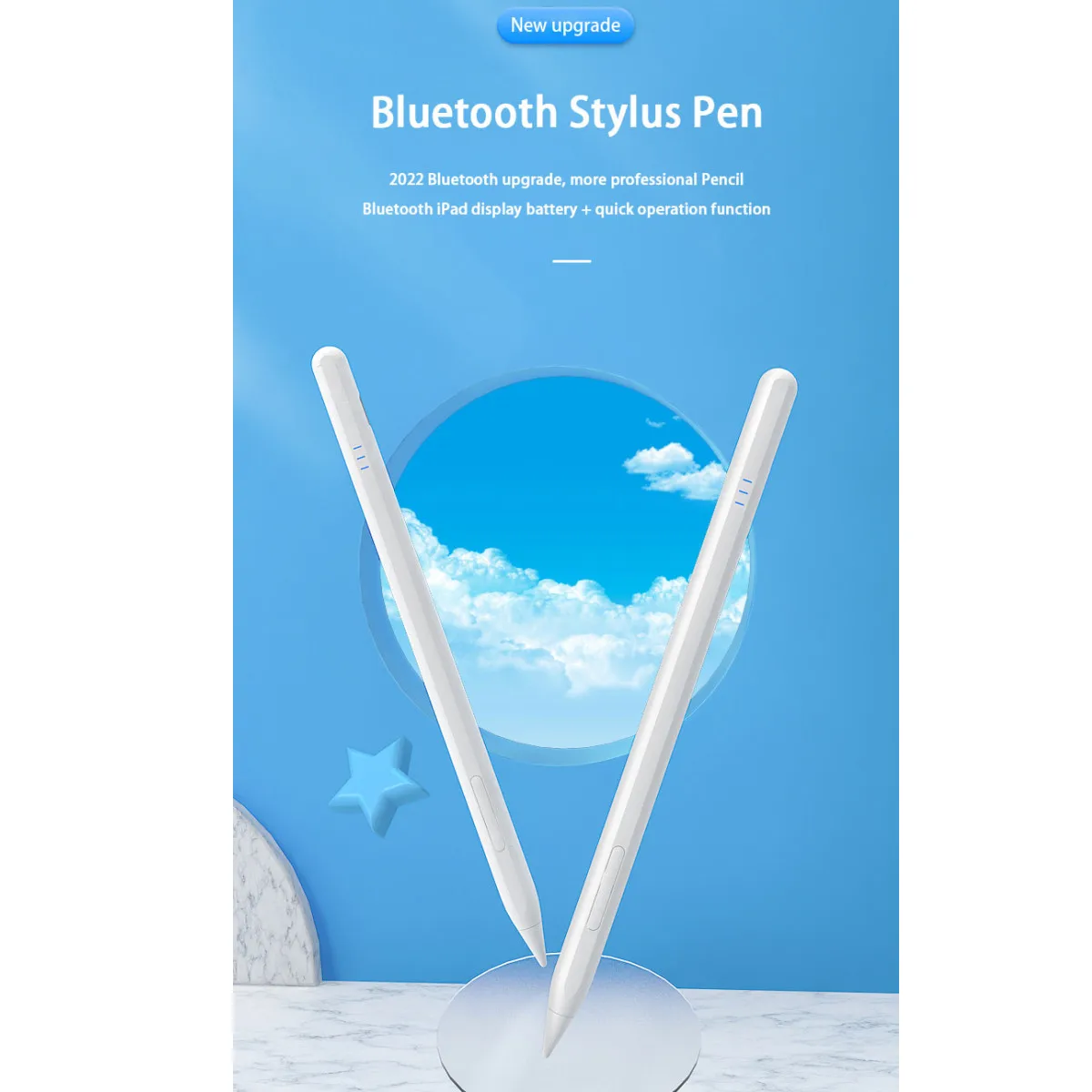 

For iPad Pencil for iPad 2018 9.7 A1893/A1954 40th Gen Pen for Apple Pencil 2 1 iPad 2022-2018 for Apple Pen Stylus
