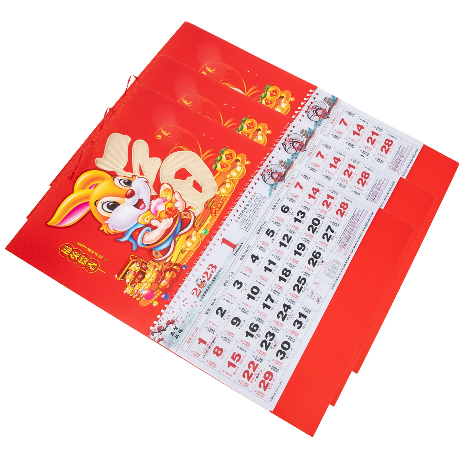 

Calendar Year Chinese Wall New Rabbitthe Hanging Lunar Monthly Planner Calendarsschedule Spring Festival Decor Home Daily Style