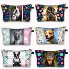 Милый чехол для косметики в виде бульдога, Женский органайзер для косметики, сумка для туалетных принадлежностей в виде бульдога, щенка, косметичка для девочек, сумка-держатель для губной помады