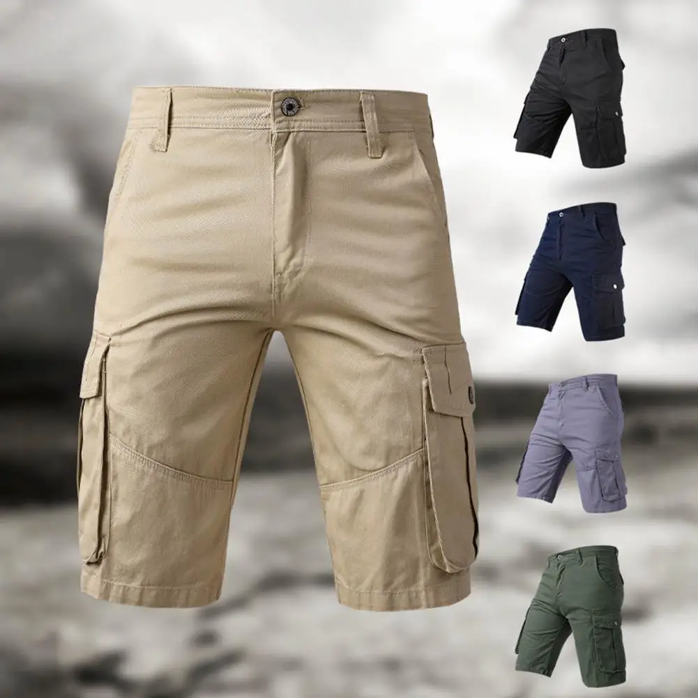 

Short Trousers Mid-Rise Bottoms Breathable Zipper Fly Straight Trousers Trousers for Party