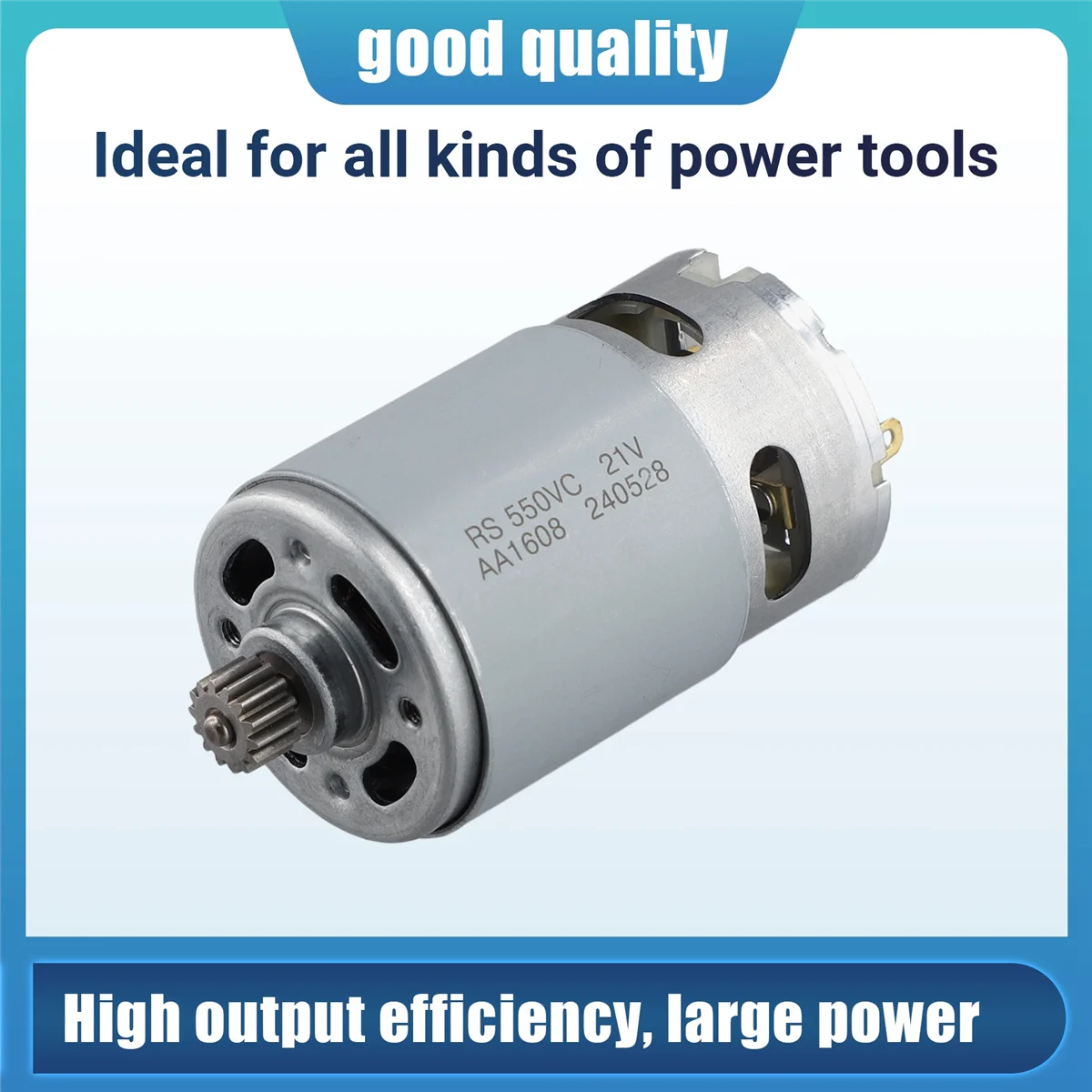Двигатель постоянного тока 21 В RS550 14 зубов 9 5 мм шестерня для мини-цепной пилы