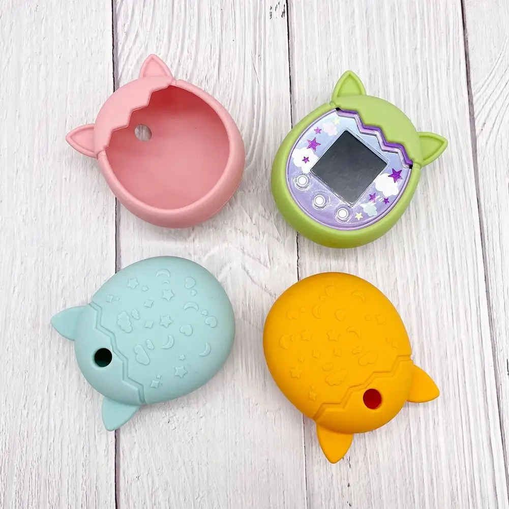 

1 Pcs Silicone Cover Case Compatible For Tamagotchi Pix Cute Cartoon Electronic Pet Game Console Protective Case Drop Shipping