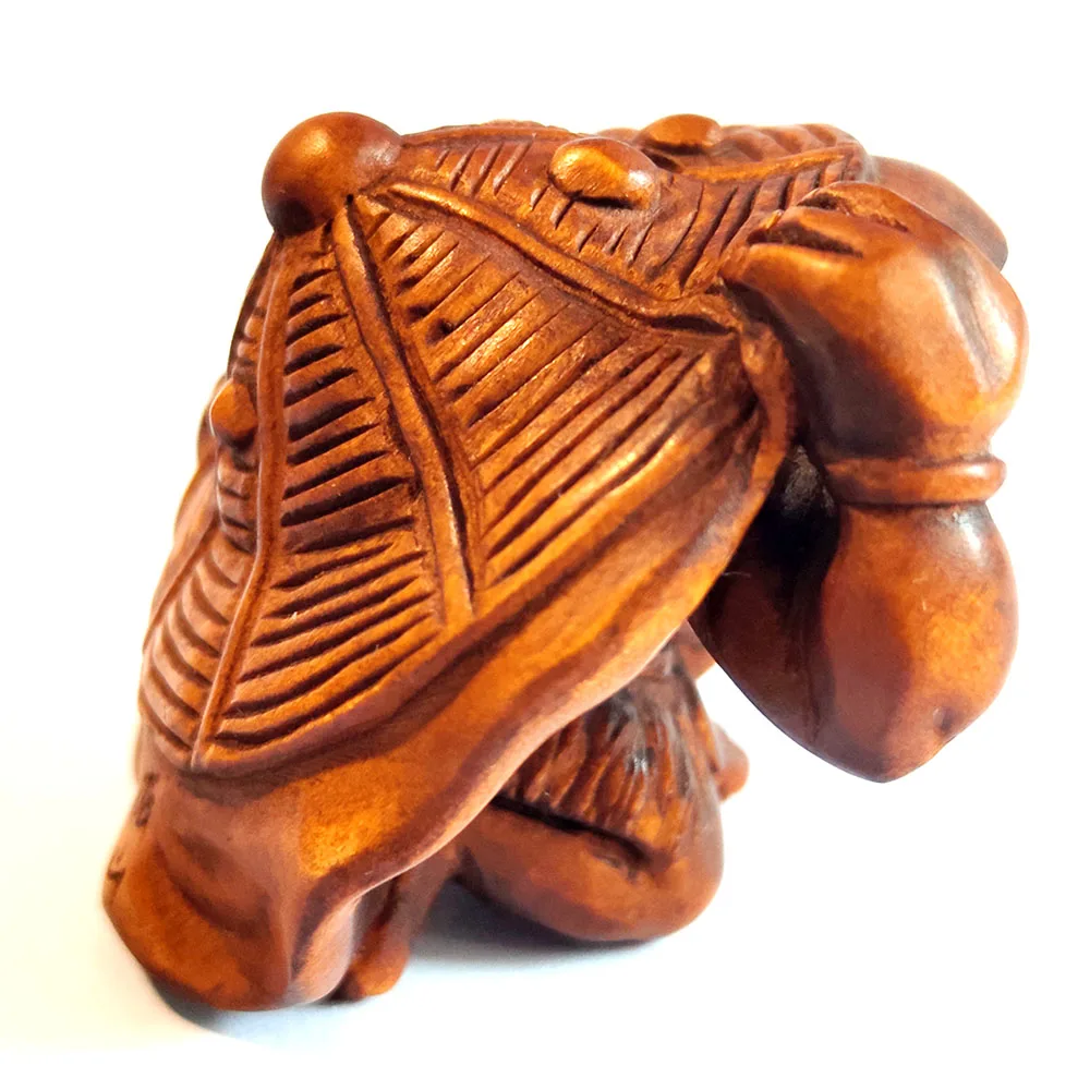 

Y8356 - 2 "статуэтка ручной резки из японского ящика и сетки: