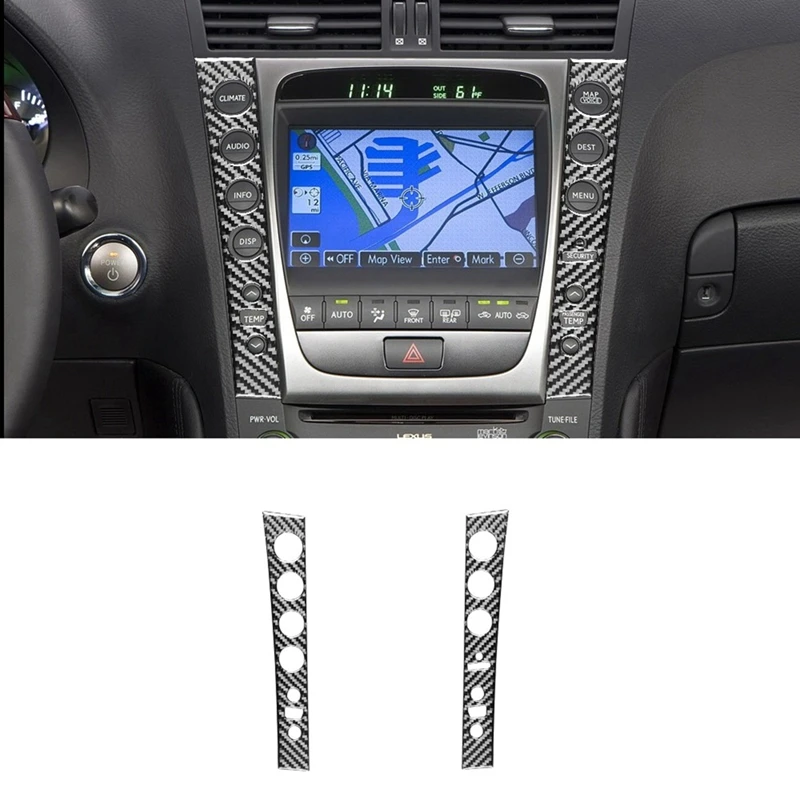 

Наклейка на центральную консоль из углеродного волокна для Lexus GS 2006-2011