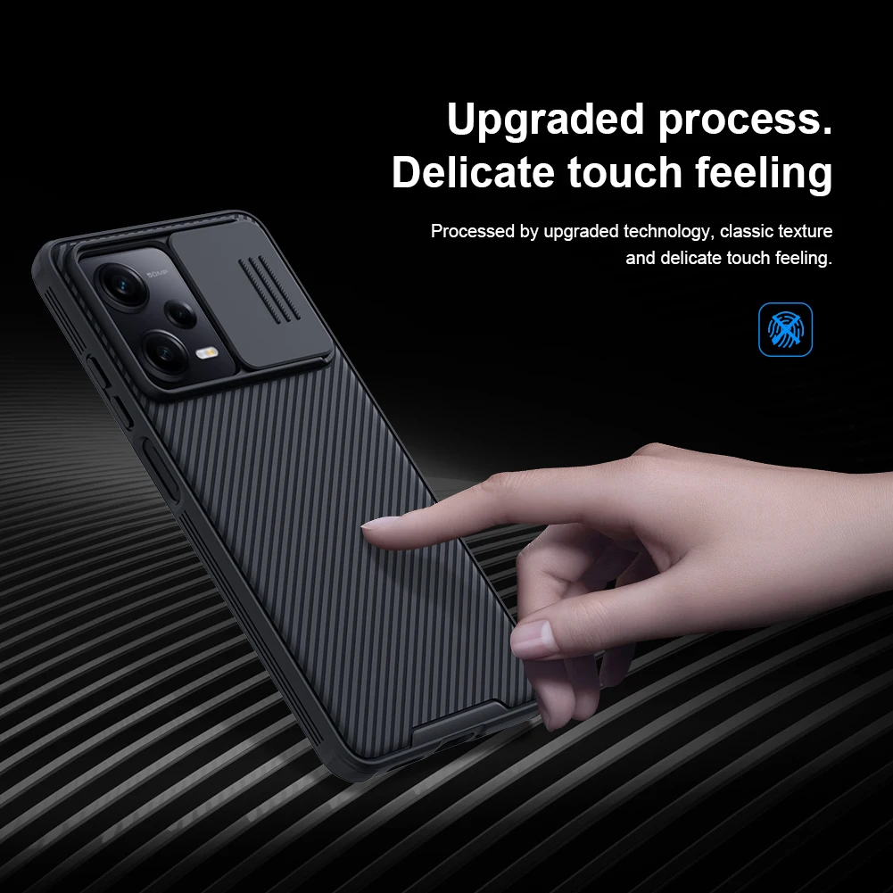 Nillkin for Xiaomi Poco X5 Pro, CamShield Pro Case with Slide Camera Cover Protector Hard PC+TPU Cover