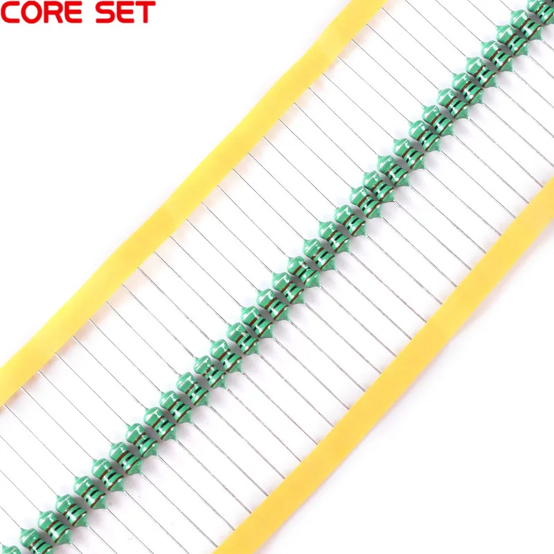 

50pcs/lot 0510 Color Ring Inductors Axial RF Choke Coil 100/220/330/470/680uH 1MH 2.2MH 3.3M 4.7MH 1W 1/2W Inductance DIP