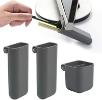 3 pack paste screen pencil case pen pencil holders for desktop self adhesive pencil holder for desk creative diy screen pencil