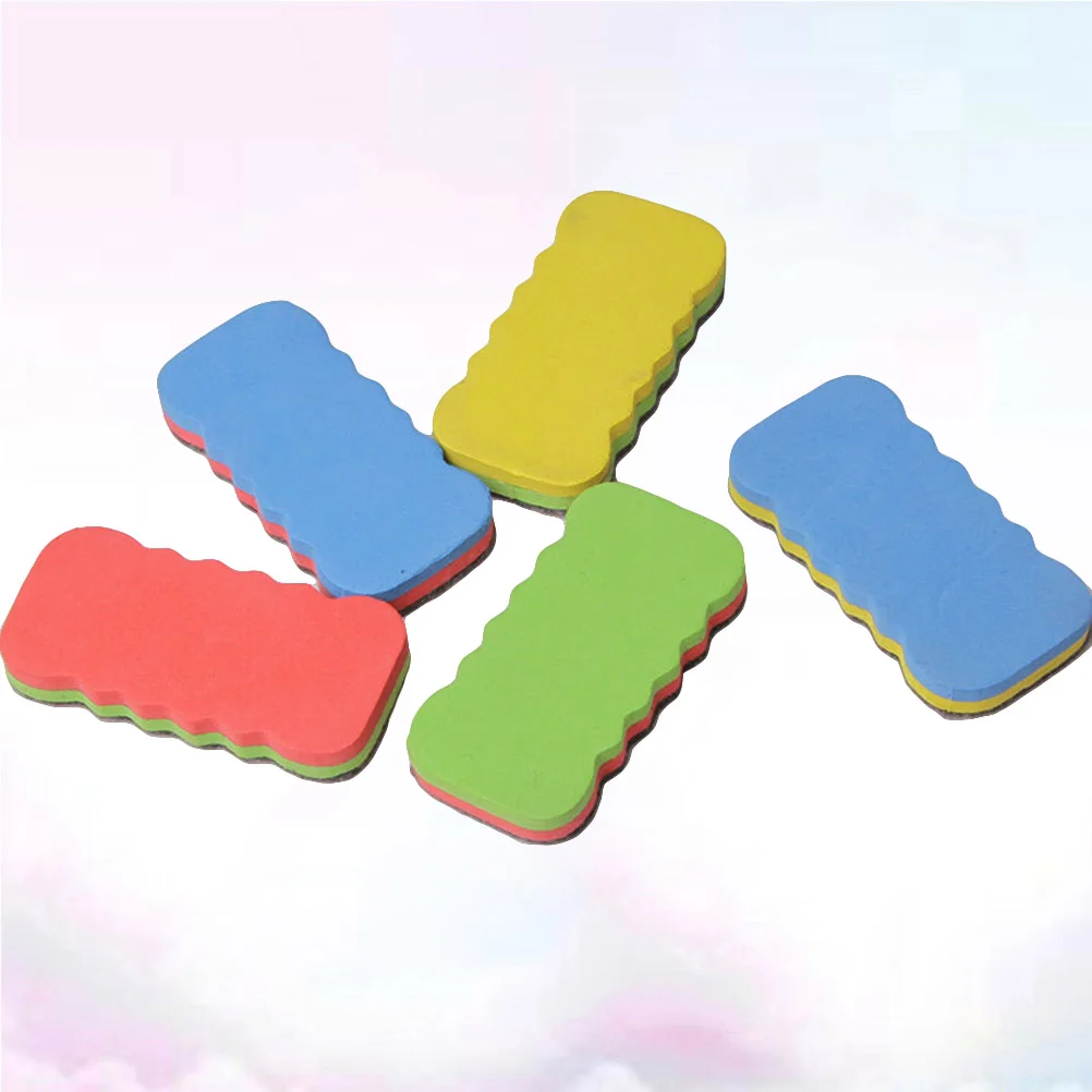 

10pcs Chalkboard Rubber Whiteboard Cleaner and Rubber Whiteboard Dry Eraser Magnetic Blackboard Eraser