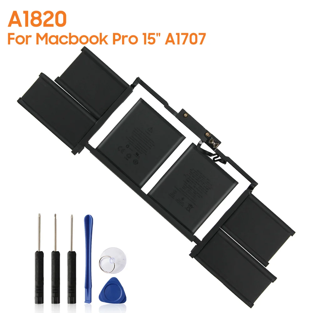 Replacement Battery A1820 For Macbook Pro 15