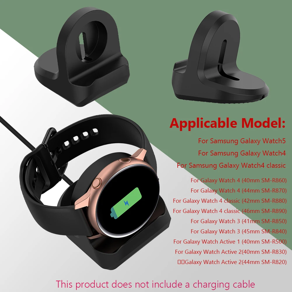

Portable Charging Smart Watch Holder Silicone Universal Smart Sports Watch Charger Holder for Samsung Galaxy Watch5/4/4 Classic